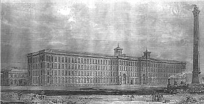 Salt's Mill at the end of the 19th century